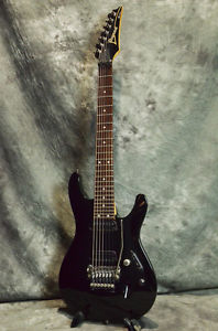 Used Electric Guitar Ibanez  / S7420 Black 7 String Guitar