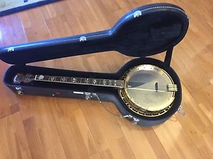 BALDWIN DELUXE VINTAGE PLECTRUM BANJO W/CASE RENEE KARNES RESTORATION