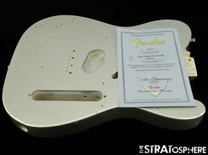 Fender USA Custom Shop Postmodern Relic Telecaster BODY Tele Nitro Inca Silver