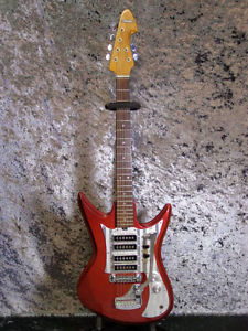 Silvertone (Teisco) 759-1437 '60s "Made in Japan" Used  w/ Gigbag