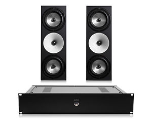 Amphion Two18 Passive 2-Way Monitor Speakers (Pair) w/ Amp500 Stereo Amplifier