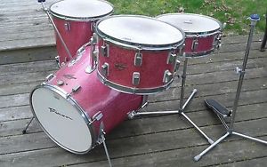 60's Trixon Telstar Pink Sparkle Drum Set Excellent!