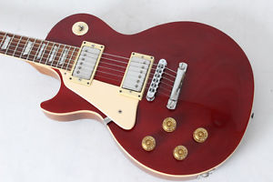 1989 Gibson Les Paul Standard Left Handed Wine Red w/case - All original -