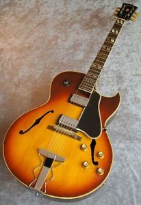 Gibson ES-175D Sunburst 1968 Vintage Full Acoustic 1P Mahogany Neck E-Guitar