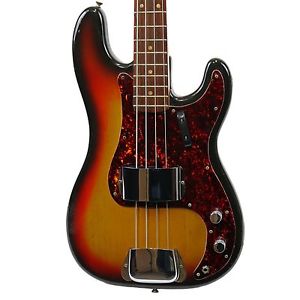 VINTAGE 1971 FENDER PRECISION BASS P BASS SUNBURST FINISH