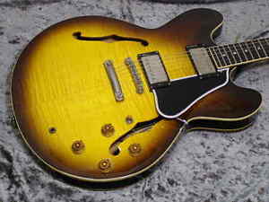 [USED]Burny RSA Figuared Top "Made in Japan" Hollow body guitar, j180737