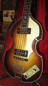 Vintage 1967 Hofner Model 500/1 Beatle Bass Violin Bass Hollowbody Original Case