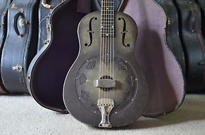 Vintage 1930 National Duolian Duco Resonator Slide Guitar + original case