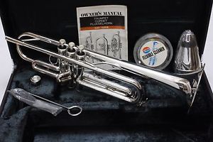 YAMAHA YTR737 BRASS Mouthpiece Hard CASE Professional USED Vintage TRUMPET