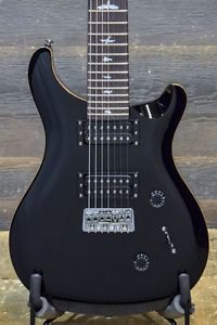 PRS SE Custom 24 7-String Black (Opaque) Electric Guitar w/ Gig Bag - #P18122