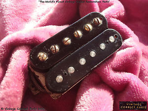 Vintage Gibson PATENT STICKER PICKUP 8.63k PAF TONE humbucker 1958 Les Paul 1959