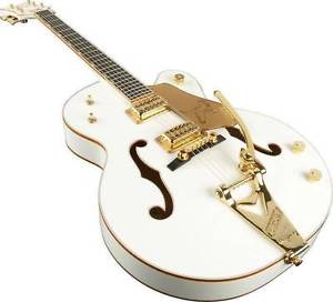 NEW IN BOX - 2017 GRETSCH G6136T WHITE FALCON ELECTRIC GUITAR W/BIGSBY W/CASE
