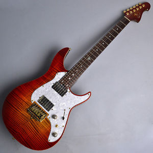 Sago Ymir Semi Order Made in Japan E-Guitar Matching Head Red Free Shipping