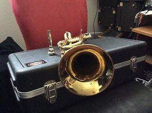 $ALE AWESOME PLAYER VINTAGE MARTIN COMMITTEE JAZZ Bb TRUMPET & SKB CASE BENGE MP