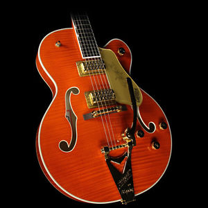 Gretsch G6120TFM Players Edition Nashville Electric Guitar Orange Stain