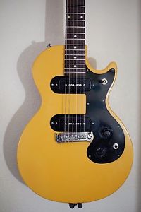 RARE 2011 GIBSON USA LES PAUL P90 MELODY MAKER WORN TV YELLOW SOAPBAR
