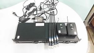 SHURE ULXP4 RECEIVER, ULX1 TRANSMITTER, 4 ANTENNAS Freq. M1 (662 - 698 Mhz) _ 1