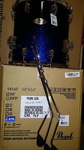NEW Pearl Reference Ultra Blue Fade 14x14 Floor Tom Drum SAME DAY Worldwide Ship