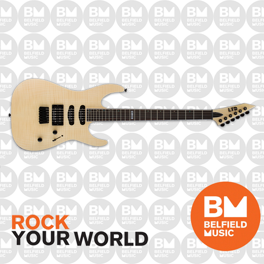 ESP LTD M-403 Electric Guitar M Natural Satin Hard Tail Bridge & Seymour Duncans