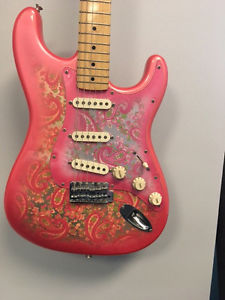 Vintage Japanese made 1980's Vintage Pink Paisely Fender Stratocaster