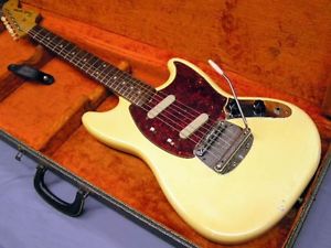 Fender 1965 Mustang White Electric Guitar Free Shipping