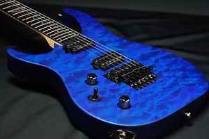 Washburn Parallaxe PXM10FR Left-Hand Quilted Trans Blue Matte FROM JAPAN/569