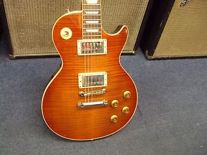 Gibson Les Paul 59 reissue class 5 Root beer flame Top Electric Guitar 2003 USA