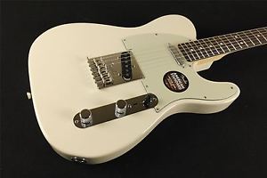 Fender Limited Telecaster with Painted Headcap Olympic White - Magnificent 7