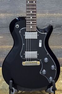 PRS S2 Singlecut Standard #7 Humbuckers Black Electric Guitar w/ Bag - #S2022458
