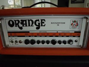 Orange Rockerverb 50 Head 50 watt Guitar Amp Amplifier - Super Nice