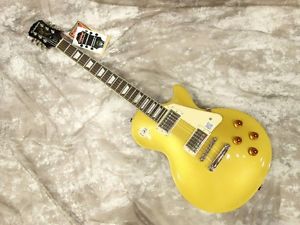 Epiphone Les Paul Standard Metallic Goldtop guitar From JAPAN/456