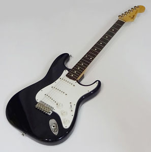 Fender Japan Storatocaster ST-STD Black Electric Guitar 1993 with Case Japan
