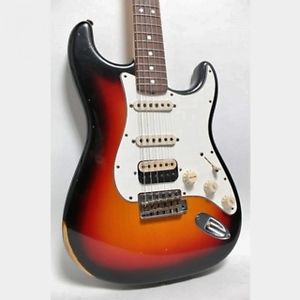 NEW Fender Custom shop 1965 Stratocaster Relic HSS (Aged 3-Color Sunburst)/512