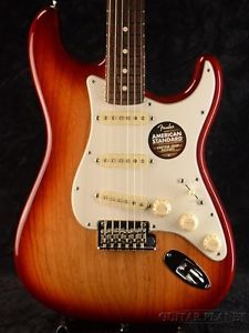 Fender American Standard Stratocaster Ash UG Sienna Sunburst/R FROM JAPAN/512