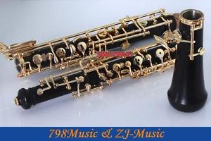 Professional Grenadilla Black Wooden Body Oboe C Key With Case-Semi-Automatic