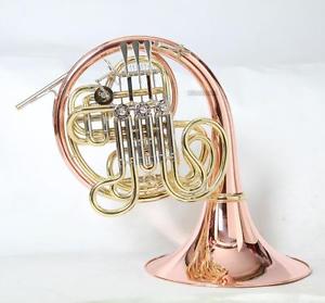 Concert Rose Brass New Double French Horn F/Bb Key 103 Model With Case