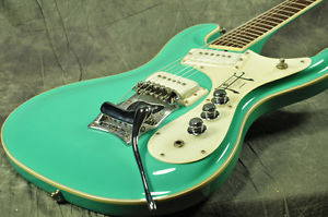 Mosrite CAP Captain Blue Electric Guitar 2005 Model Used Rare Excellect++