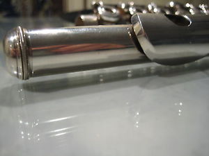 YAMAHA YFL-681 (784) SOLID SILVER OPEN-HOLE FLUTE