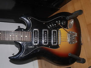 vintage Hagström Hagstrom III E Gitarre guitar sun burst with Tiger case 65-66