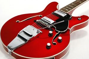 YAMAHA SA-50B Cherry Red Electric Guitar Free Shipping