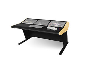 Sterling Modular Multi-Station | 3 Bay Studio Desk | Natural Maple Trim
