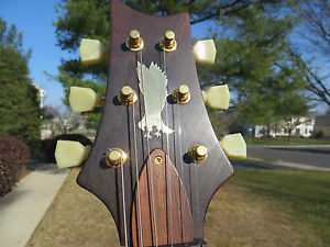 Prs Private Stock McCarty Brazilian Neck Aquamarine Quilt 14K Gold Birds 2001