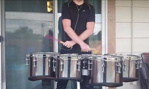 Mapex Quantum Tenor Drums with Grey Steel Finish 6, 8, 10, 12, 13, 14