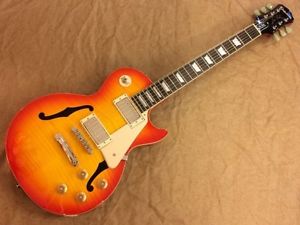 Epiphone Ltd. Ed. Les Paul Standard Florentine PRO f-hole guitar From JAPAN/456