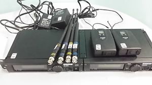 SHURE ULXP4 RECEIVER, ULX1 TRANSMITTER, 4 ANTENNAS Freq. M1 (662 - 698 Mhz) _ 2