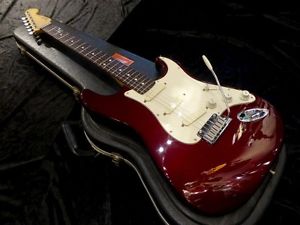 Fender Strat Plus -Lipstick Red- guitar FROM JAPAN/512