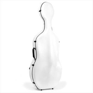 GEWA Pure ABS Carbon Lightweight Cello Case CS 05 WHITE, 4/4 Full Size **NEW**