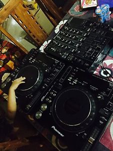 pioneer CDJ1000mk3 with DJM800