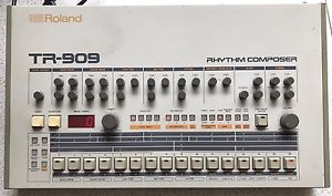 ROLAND TR-909 Drum Machine Pro-Serviced Vintage Drum Machine Excellent Condition