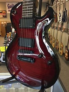 DBZ Diamond Guitars Bolero STF Series See Thru Red Electric Guitar